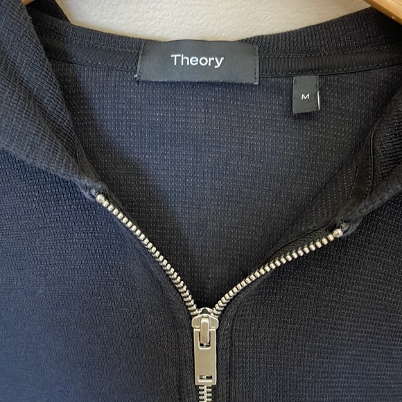 Theory Zip up hoodie light M - Picture 2 of 5